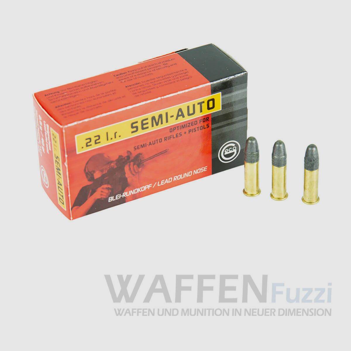 Geco KK-Munition Kaliber .22lr Semi-Auto 50 Schuss