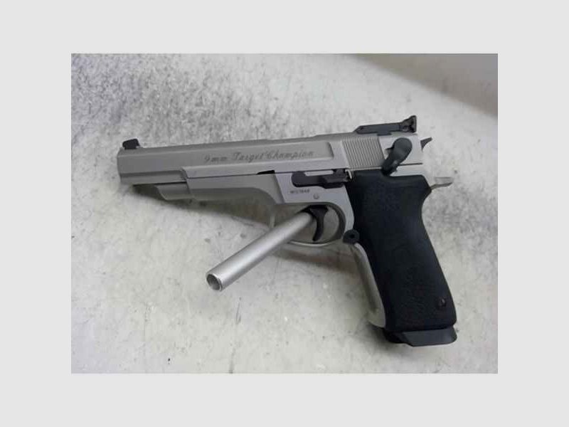 Pistole Smith & Wesson Mod. Target Champion im Kaliber 9mm Luger gebraucht