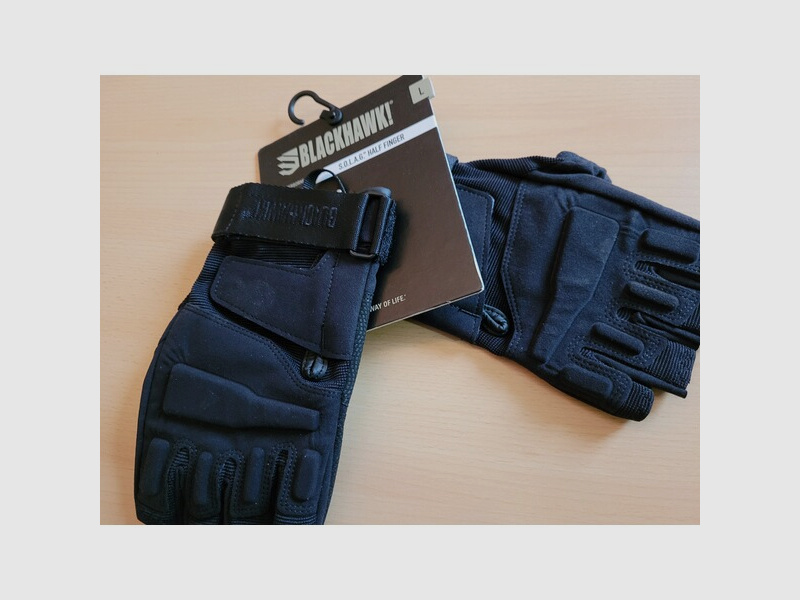 024 Blackhawk  - Handschuhe S.O.L.A.G. HD Halbfinger Special Operations Light Assault Glove - Größe