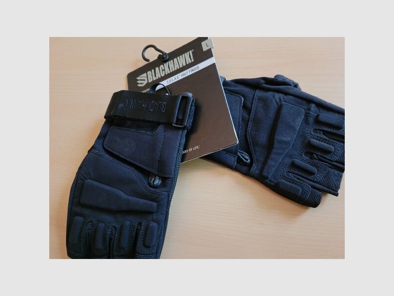024 Blackhawk - Handschuhe S.O.L.A.G. HD Halbfinger Special Operations Light Assault Glove - Größe