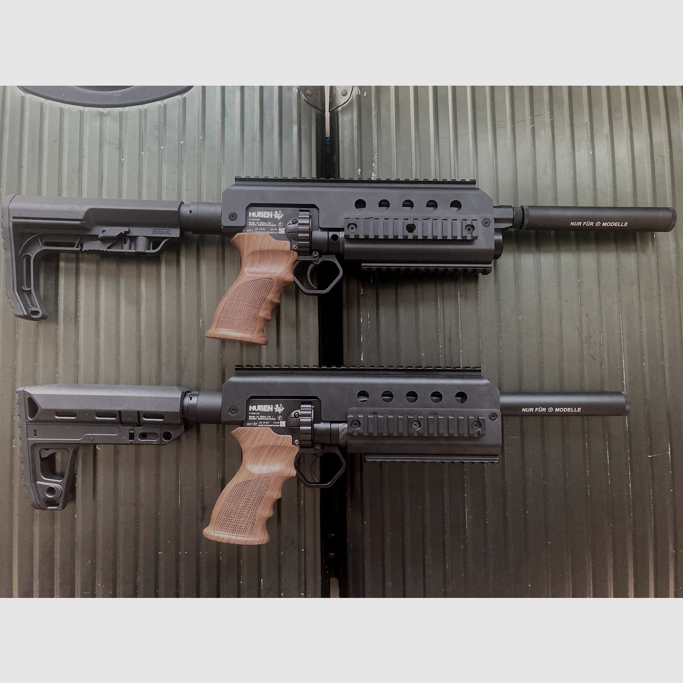 Huben GK1 Karabiner Umbau mit Aluminium-Gehäuse und AR15-Schaft längen/höhenverstellbar Neuwertig!