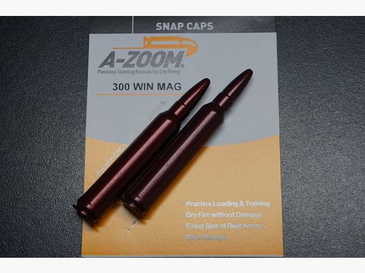 A-Zoom .300 Win Mag cartuccia a secco
