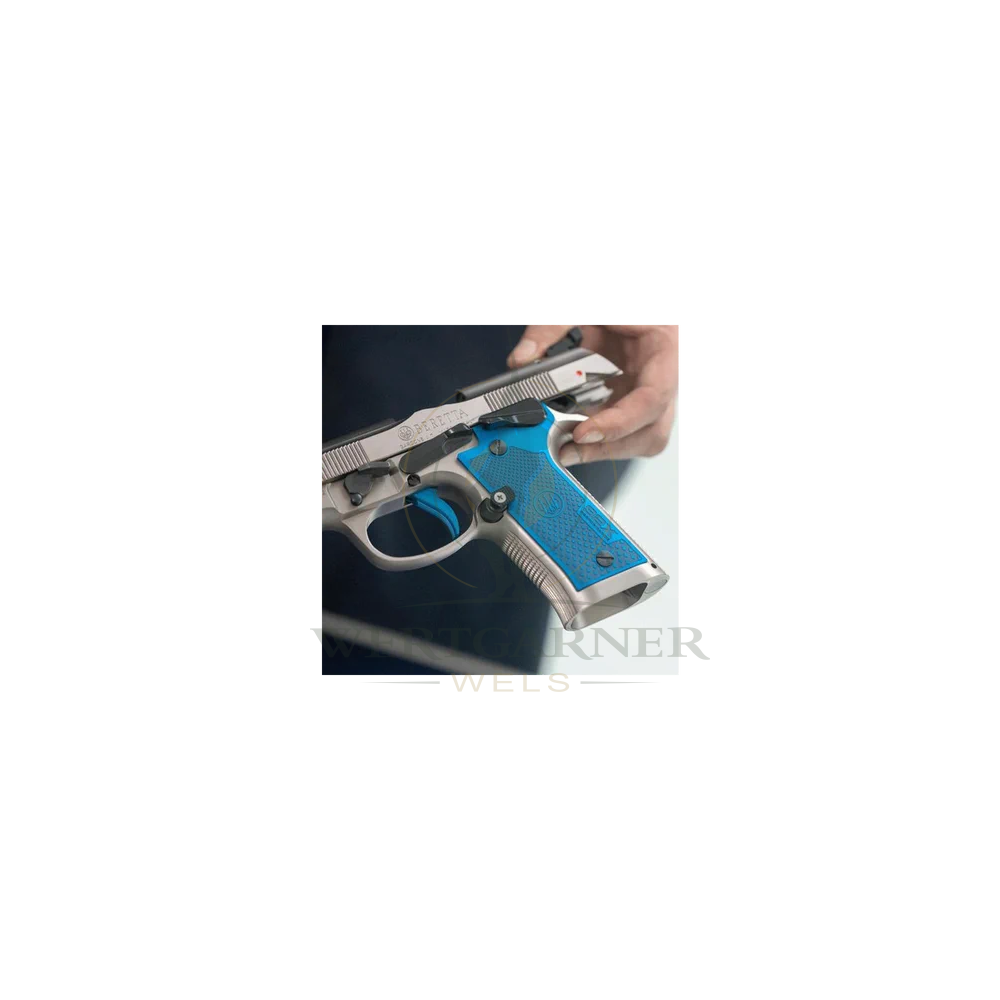 Beretta Aluminium-Griffschalen blau für 92X Performance, Bild 2 von 2
