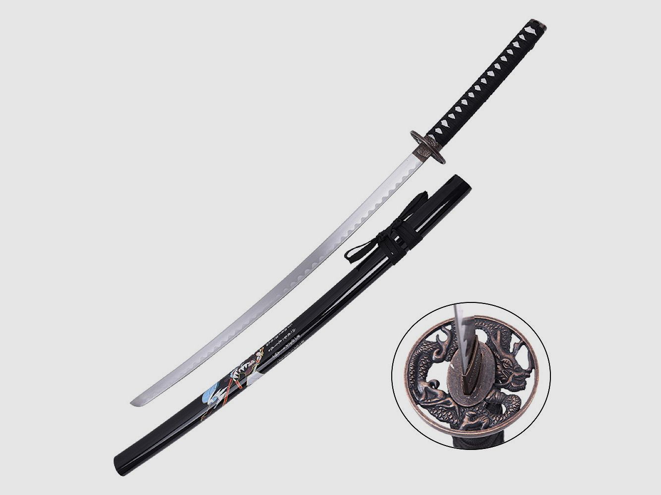 Samurajski katana dekoracyjny Niji