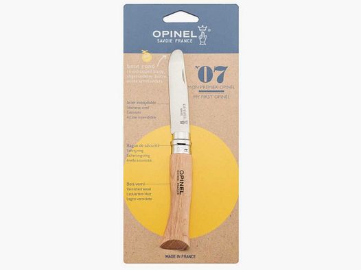 Cuchillo Opinel para niños número 7 con punta redonda