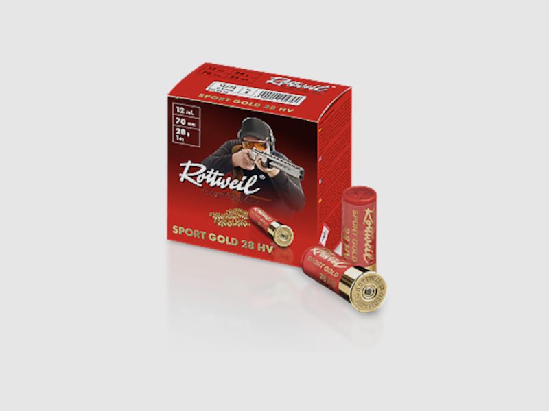 ROTTWEIL – Cartouches à plomb – GOLD HV SPORT 28GR N°8