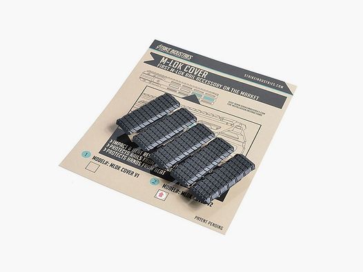 STRIKE INDUSTRIES MLOK COVER V2 STRIKE INDUSTRIES 5PCS MLOK-COVER-V2 W CZARNYM