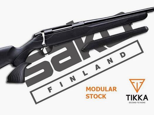 TIKKA Tuning/Ersatzteil f. Langwaffe Pistolengriff Varmint / steil f. T3x   -Kunststoff /schwarz