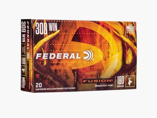 .308 Win. Fusion Int. 11,7g/180grs. Municiones Federal