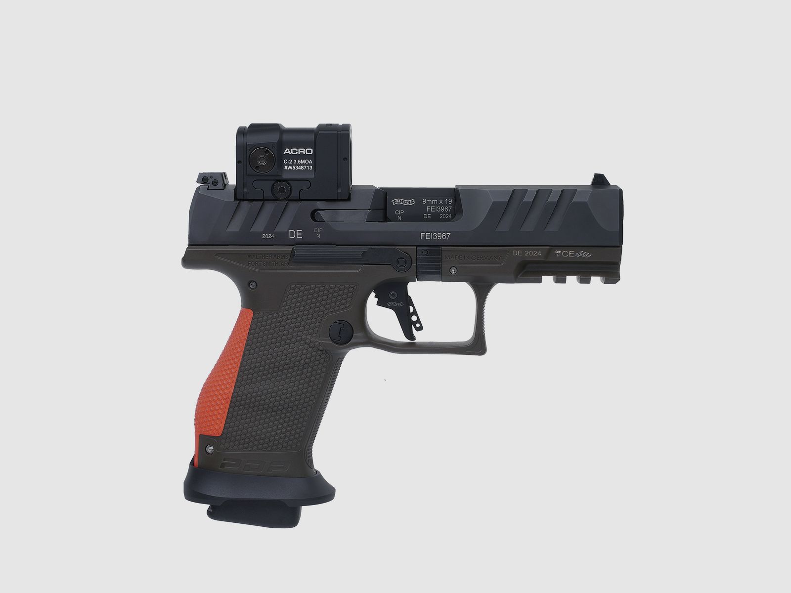 Walther PDP Hunter PRO Compact Pistola Aimpoint Acro 4" – 9 mm Para, imagen 2 de 2