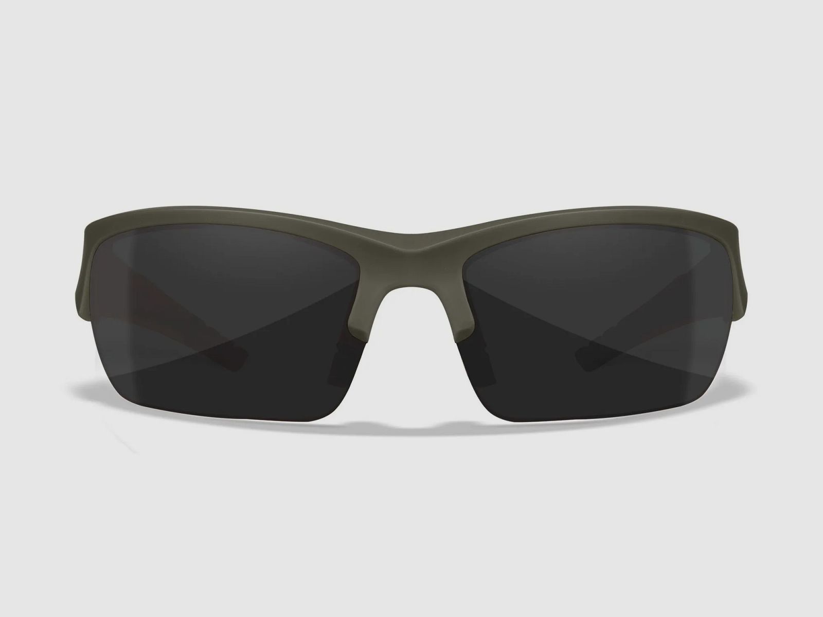 WX VALOR Brille mit 3 Wechselgläsern, Gestellfarbe Matt Armee Grün