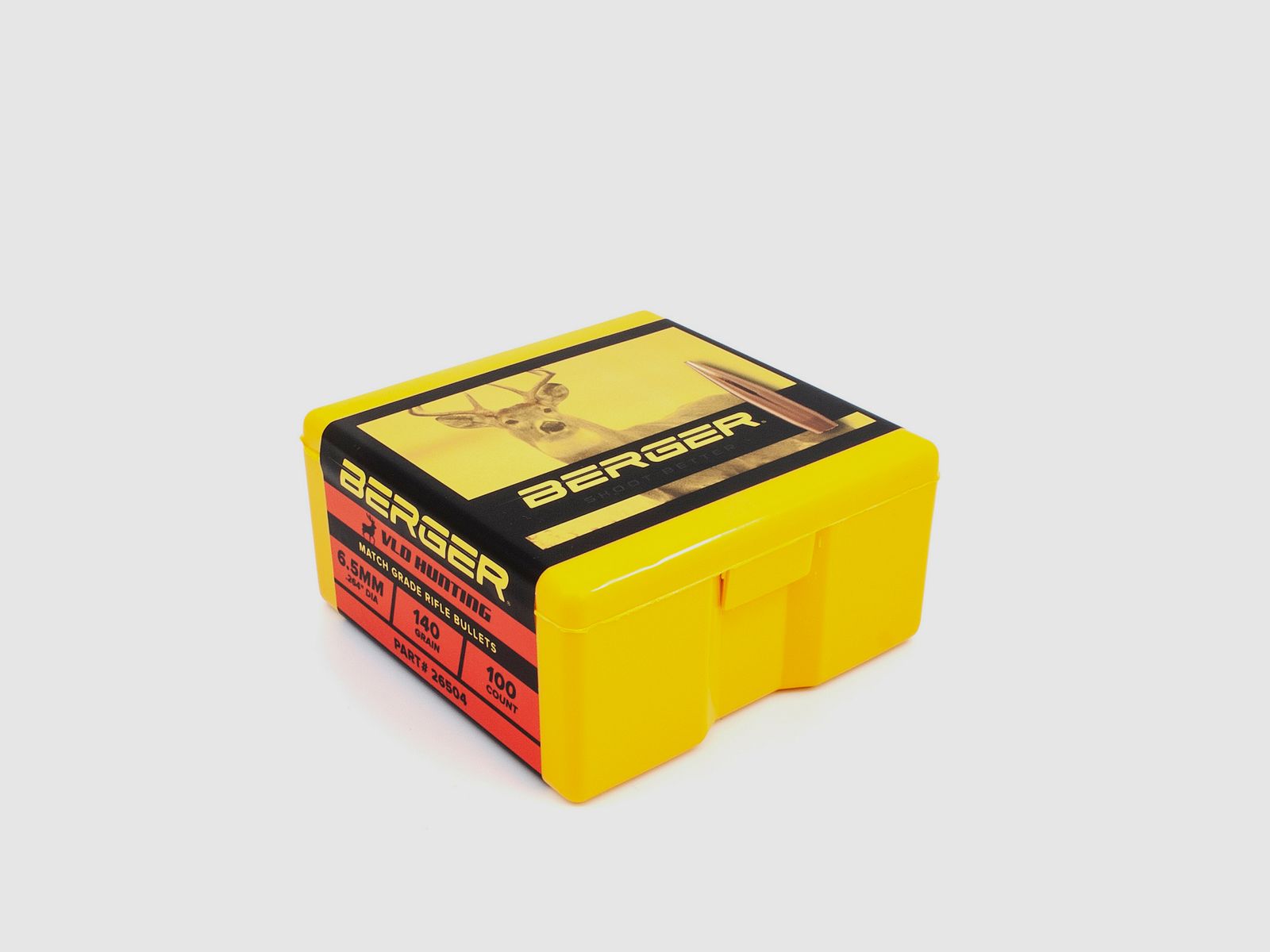 Proiettile Berger 6,5mm/.264 VLD Caccia 140GR 100 Pezzi