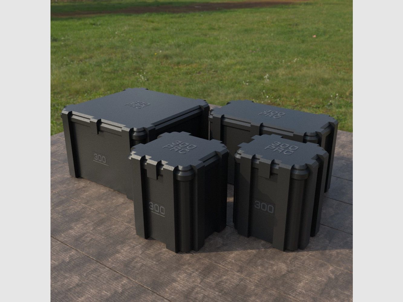 Filamelt Munitionsbox / Ammo Box .300 PRC – Patronenbox ‘Klappdeckel’ – 20 / 25 / 50 / 100 Runden