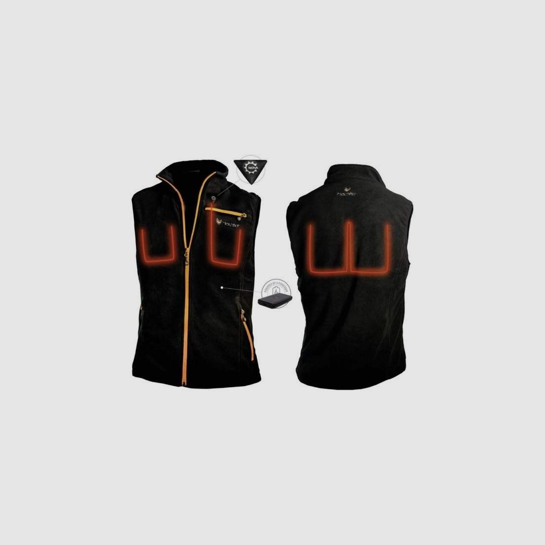 Verwarmd vest voor kinderen Interjakt Haunter HW1160, afbeelding 4 van 6