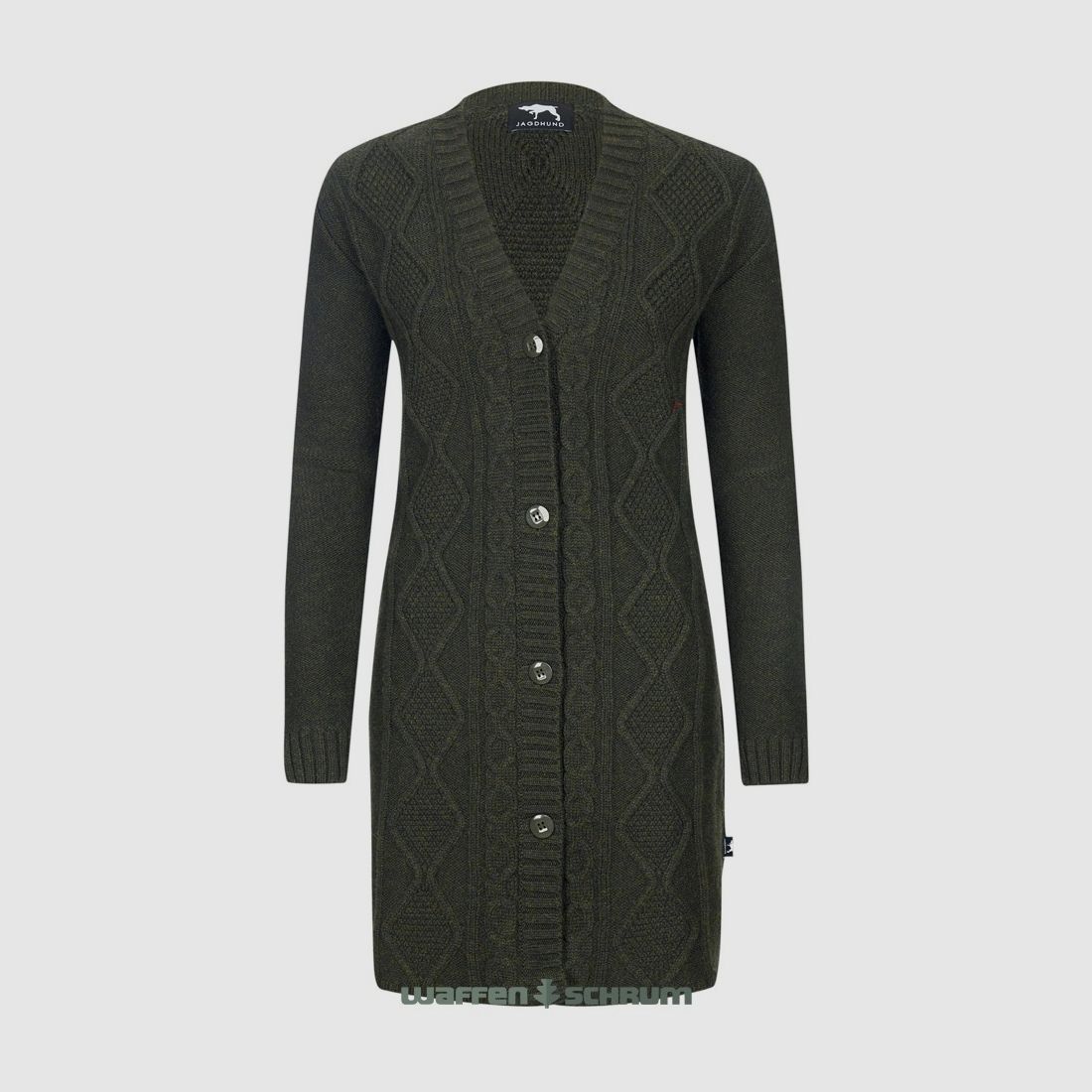 Cappotto lavorato a maglia per cani da caccia Krumau verde