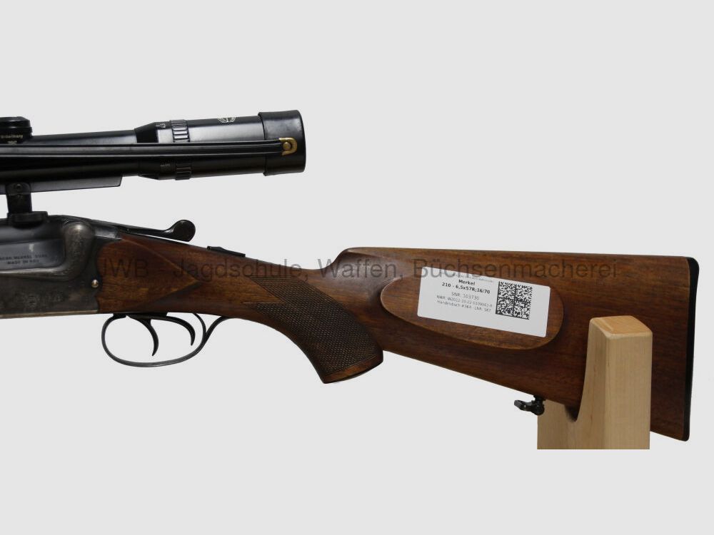 Merkel 210 strzelba z regulowanym ZFR - 6,5x57R - 16/70