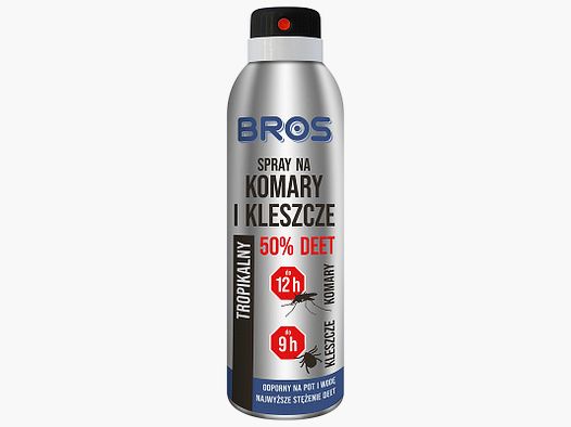 Bros Mosquito and Tick Spray 50% DEET 180 ml