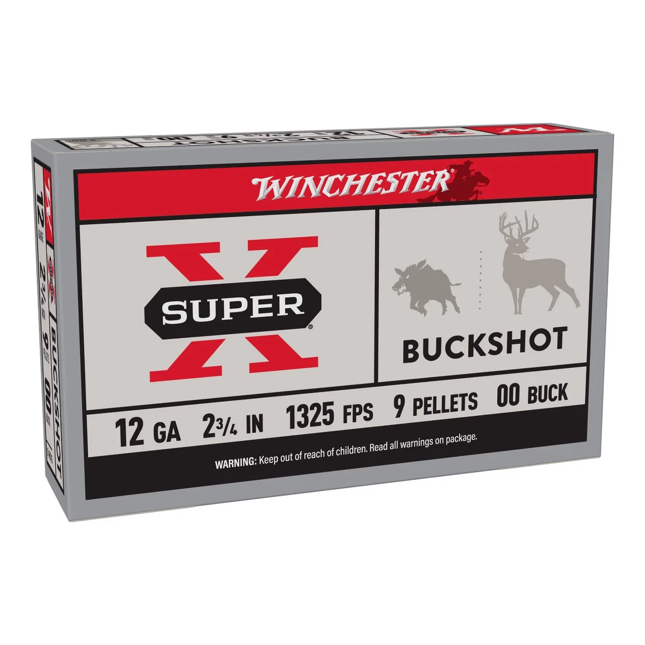 Winchester SUPER X BUCKSHOT – 12-70 – 31.50 – p00, imagen 1 de 3