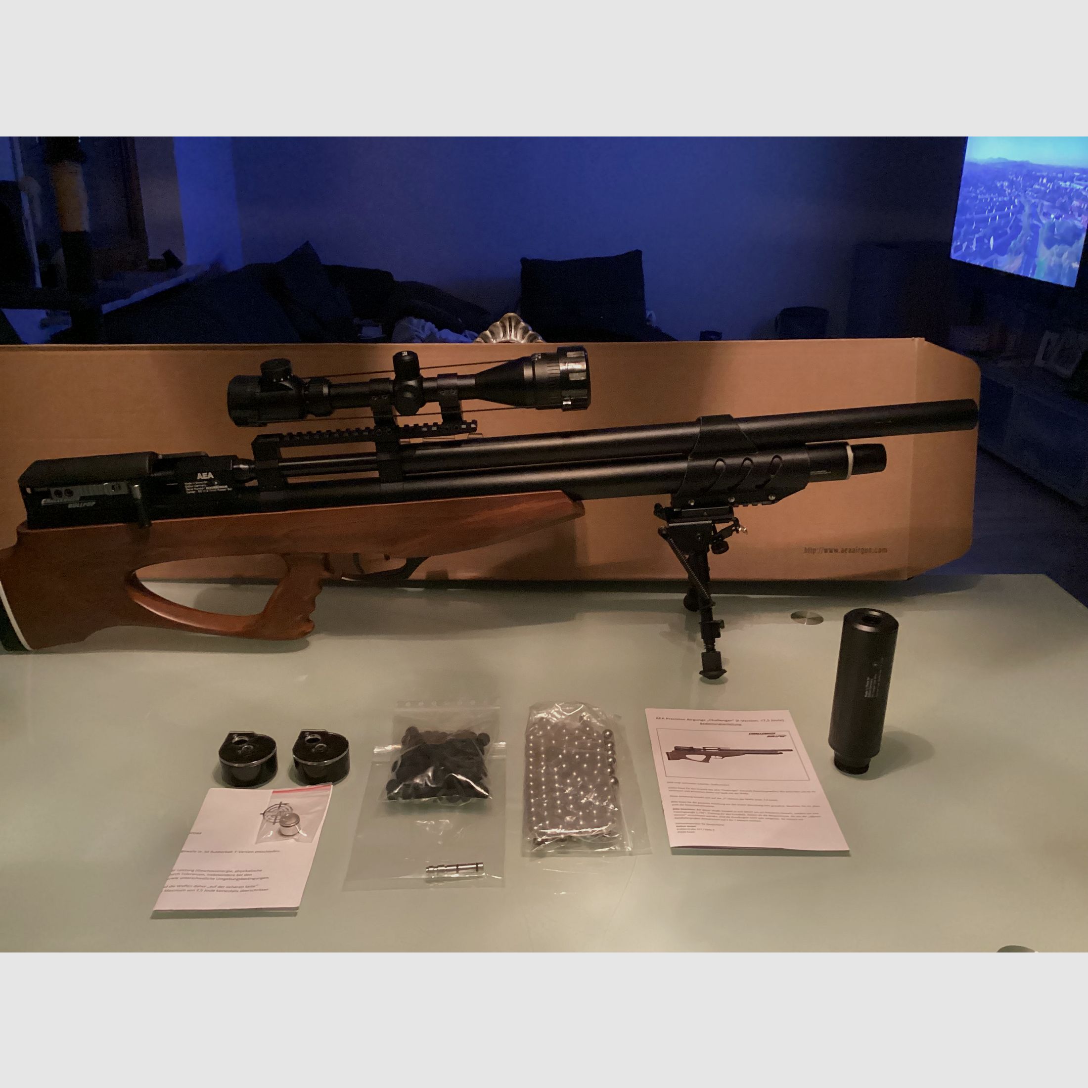 AEA Challenger 7,5 Joule kal.50 in Ovp