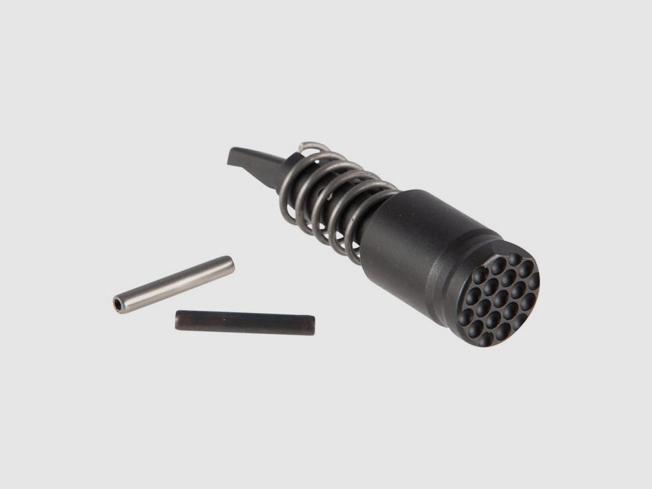 FORWARD CONTROLS DESIGN AR-15 LOW DRAG FORWARD ASSIST DIMPLED STEEL BLACK, image 1 of 3