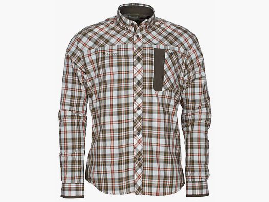 Pinewood Hemd Wolf Shirt Offwhite Brown
