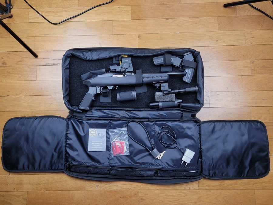 Fascinant Ruger 22 Charger Take Down – « Mutant » Selbstladebüchse 22LR – 2 Magazine – Rotpunktvisier Geco – Neu!, Bild 2 von 23