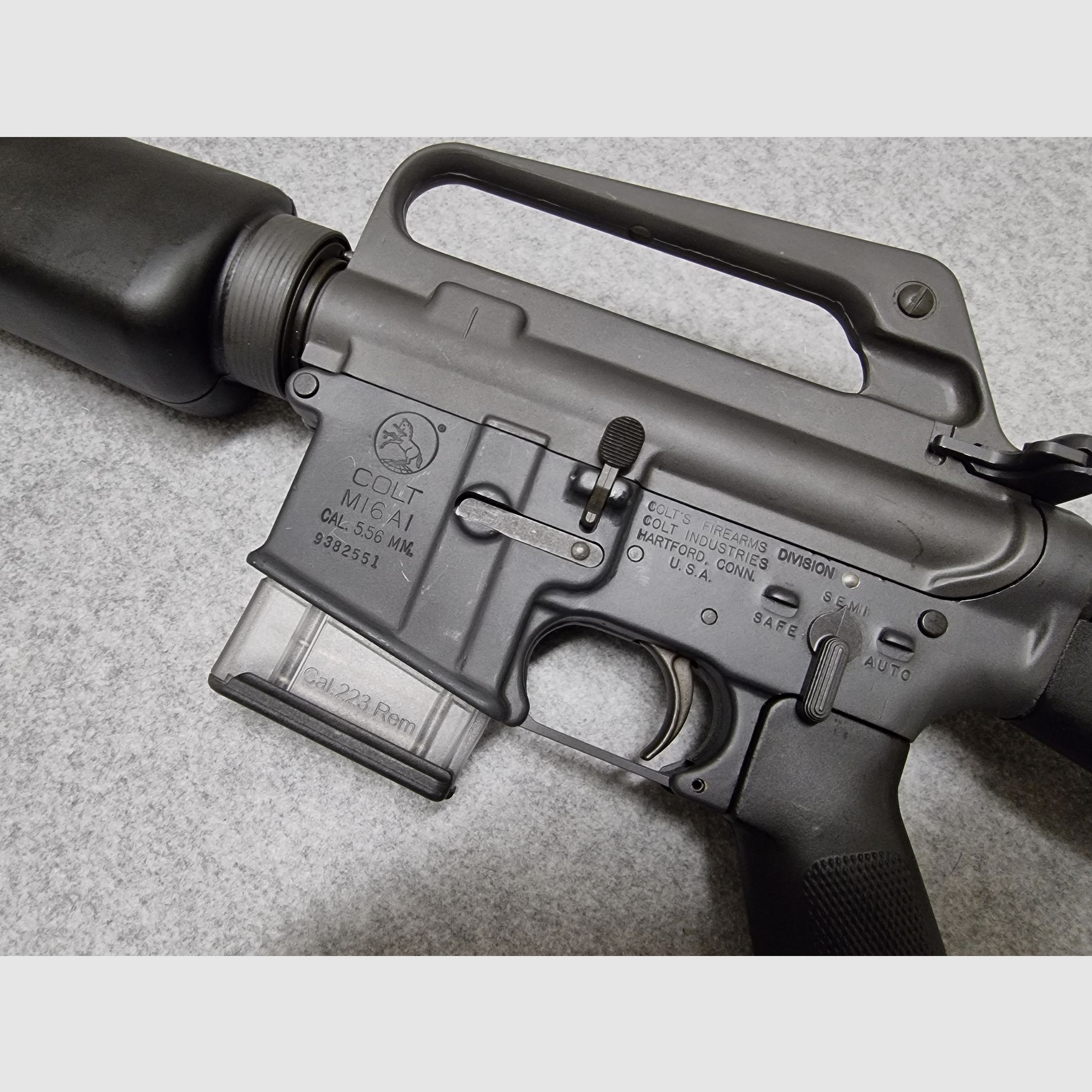 Original Colt M16 A1 - Niedermeier SG Ar15 - Kaliber .223 Remington - Vietnam Ära