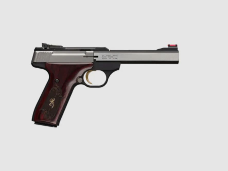 BUCK MARK MEDALLION S/S,MS,ADJ S,22LR Rosewood - Browning, image 1 sur 2