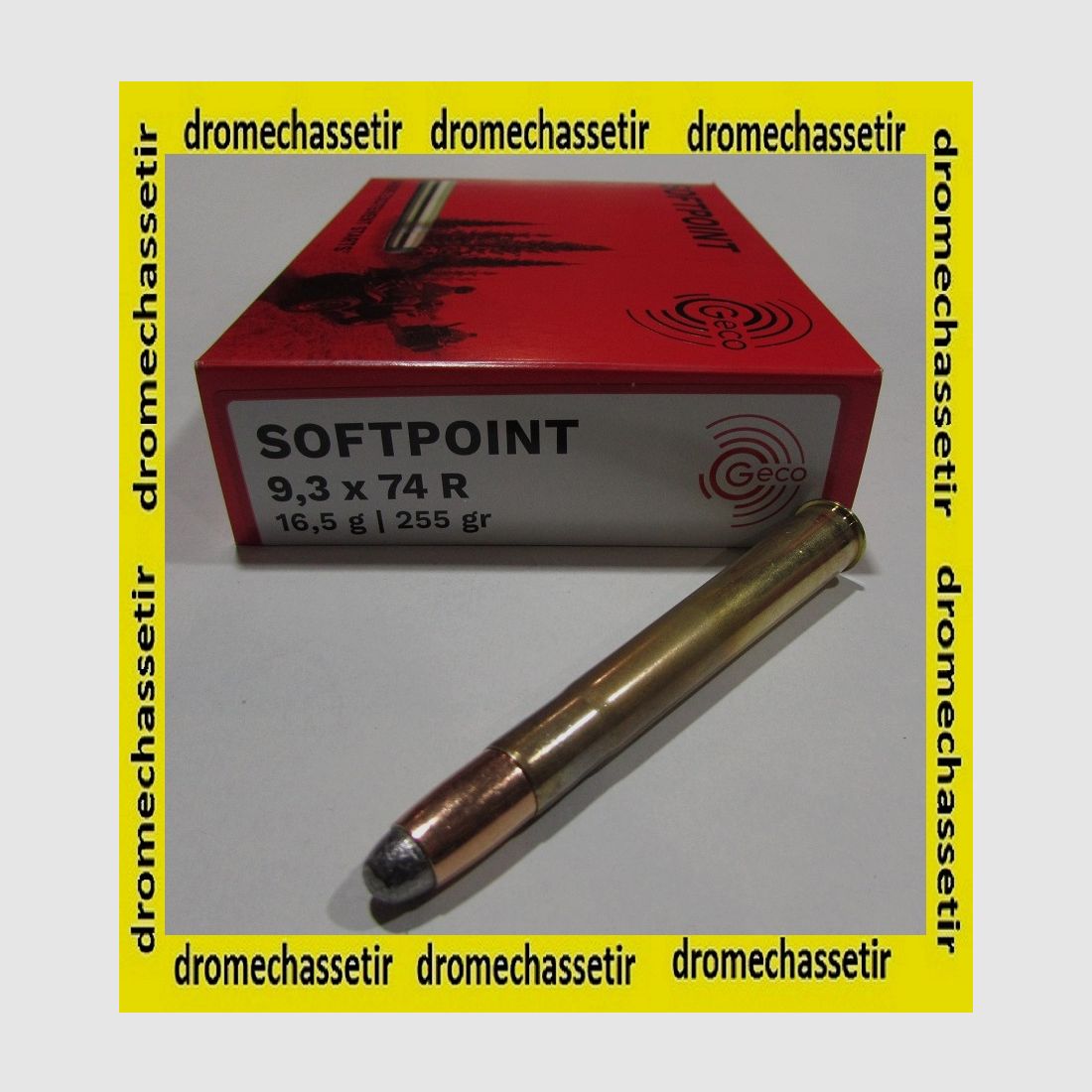 boite 20 cartouches GECO calibre 9.3x74R 255 grains soft point