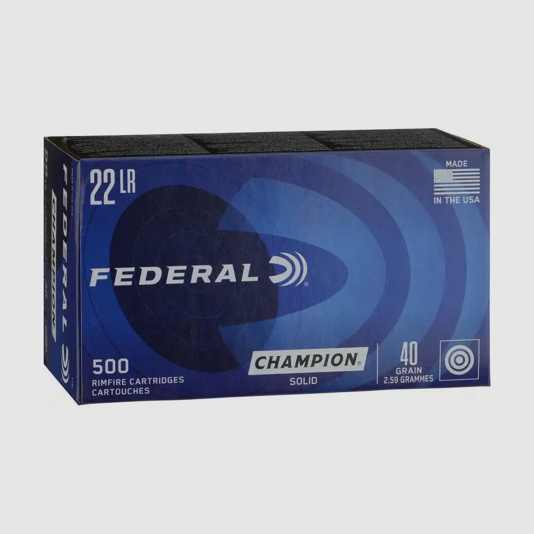 Federal Target 40grs blei RN à50 .22lr