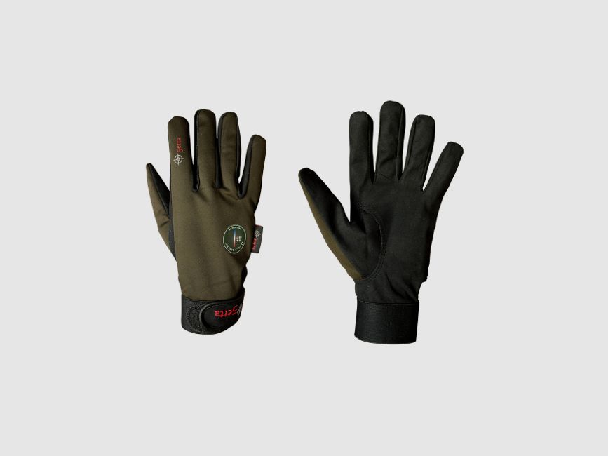 5etta Shooting Glove Clarino 12 Black/Oliv