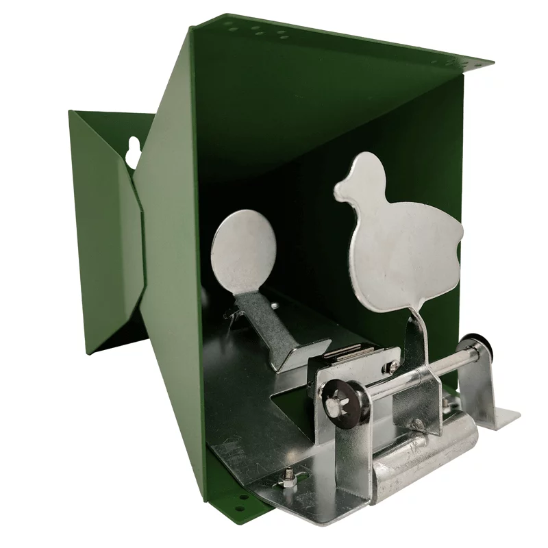 Piège à balles pour carabine à air en forme d'entonnoir avec cible pliable en forme de canard