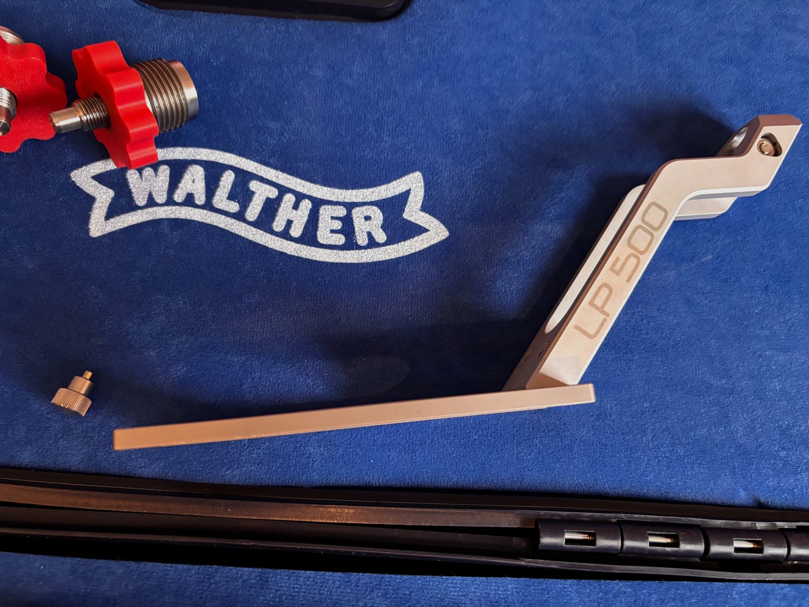 Walther LP500 Meistermanufaktur  / Oppervlak Droom in rood .. bijna nieuw