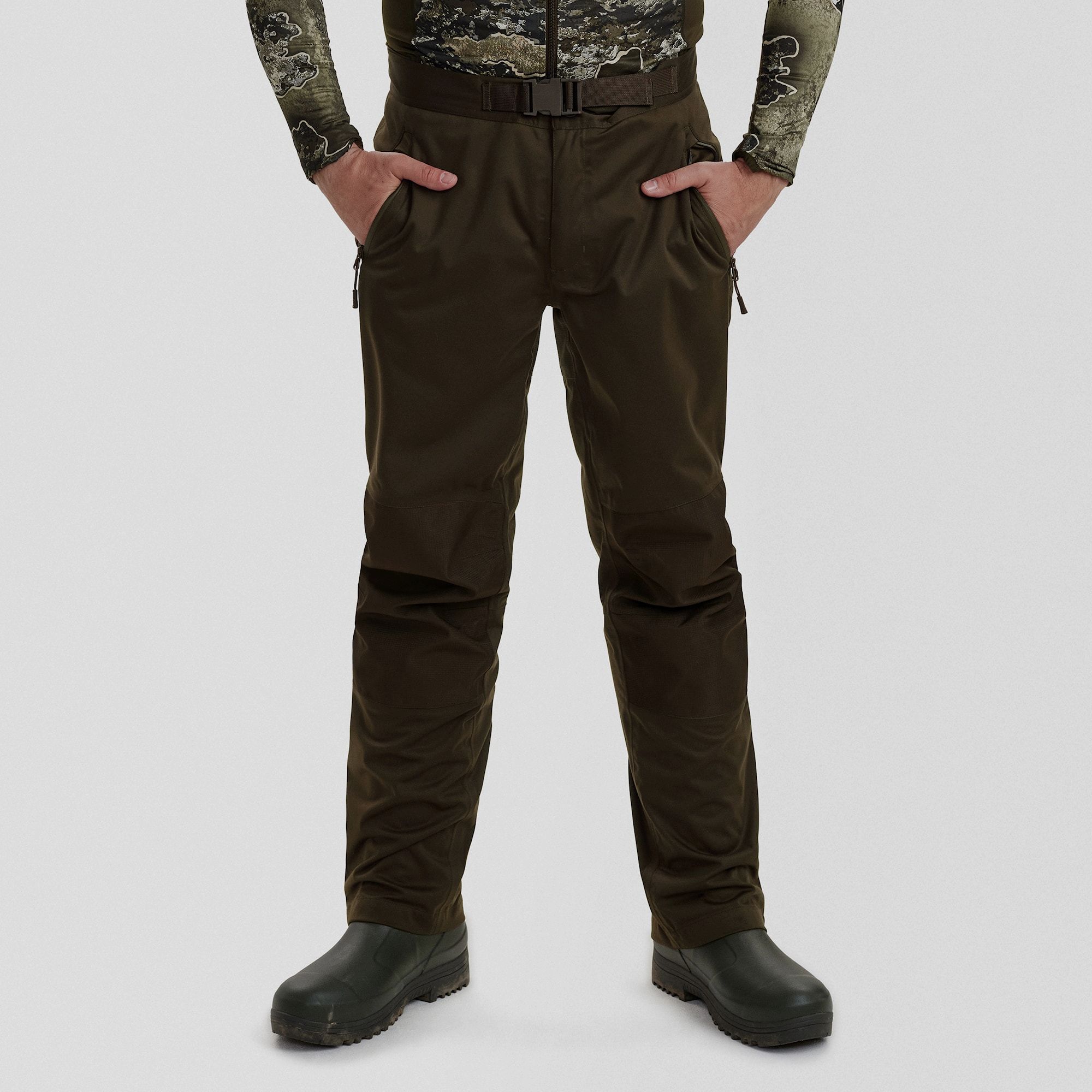 Deerhunter Excape Rain Trousers Art Green L