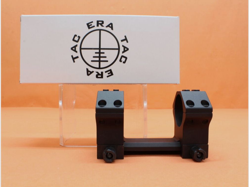 Recknagel Era-Tac block mount 34mm (T2001-341A) short with nut, black aluminum for Picatinny profile