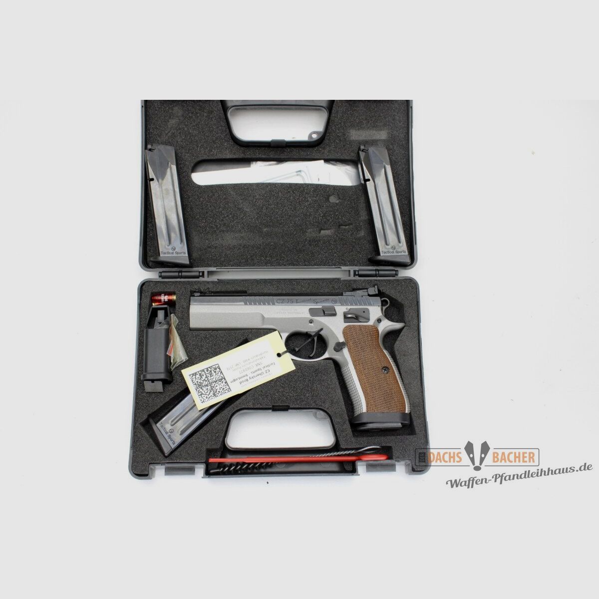 Pistole CZ 75 TS Tactical Sports Bi-Color Kal. 9 Para Neuwertig WB2578