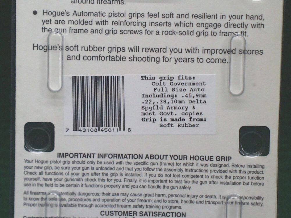 Hogue grip panels automatic