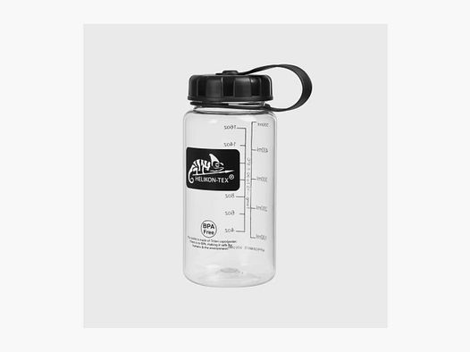 Transparente Trinkflasche für unterwegs (550 ml)