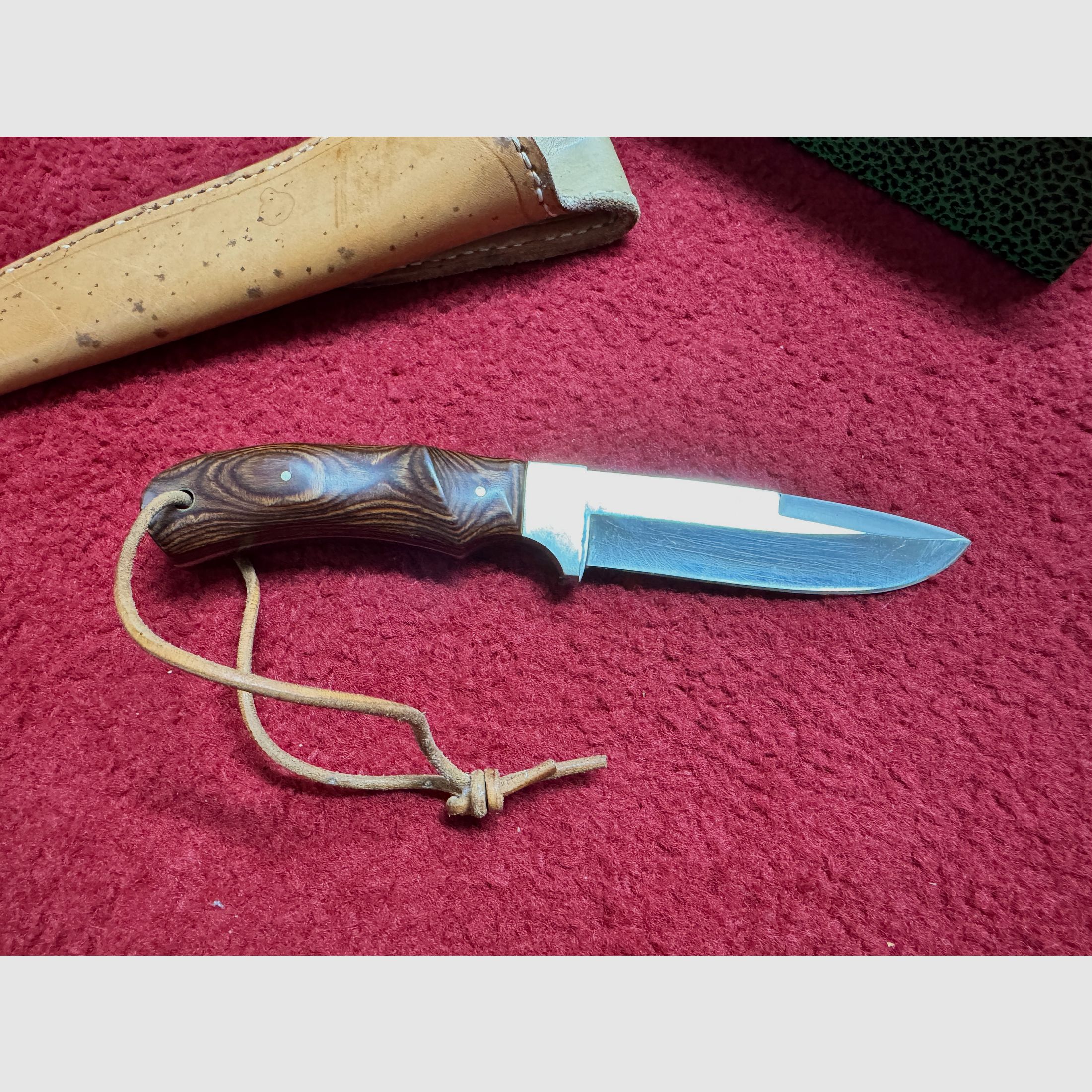 Diefenthal Solingen full integral hunting knife 74516 – rare collector’s set with original box & certificate