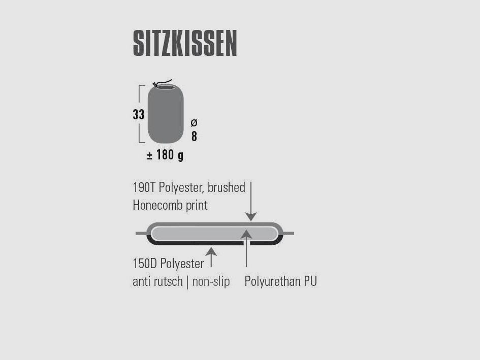 Sitzkissen selbstaufblasend, Bild 1 von 3