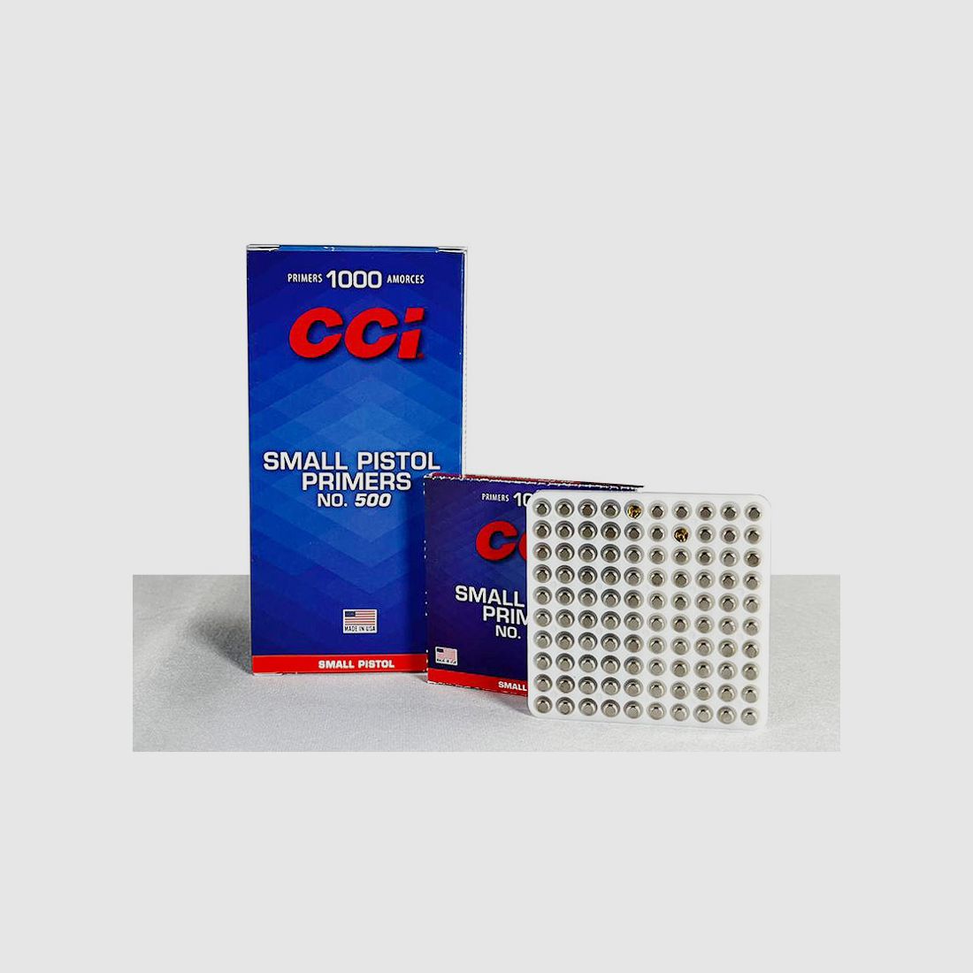 CCi Kurzwaffen-Zündhütchen *No. 500* STD Small Pistol 1 Packung (für 1.000 Schuss á 0,129 €*)
