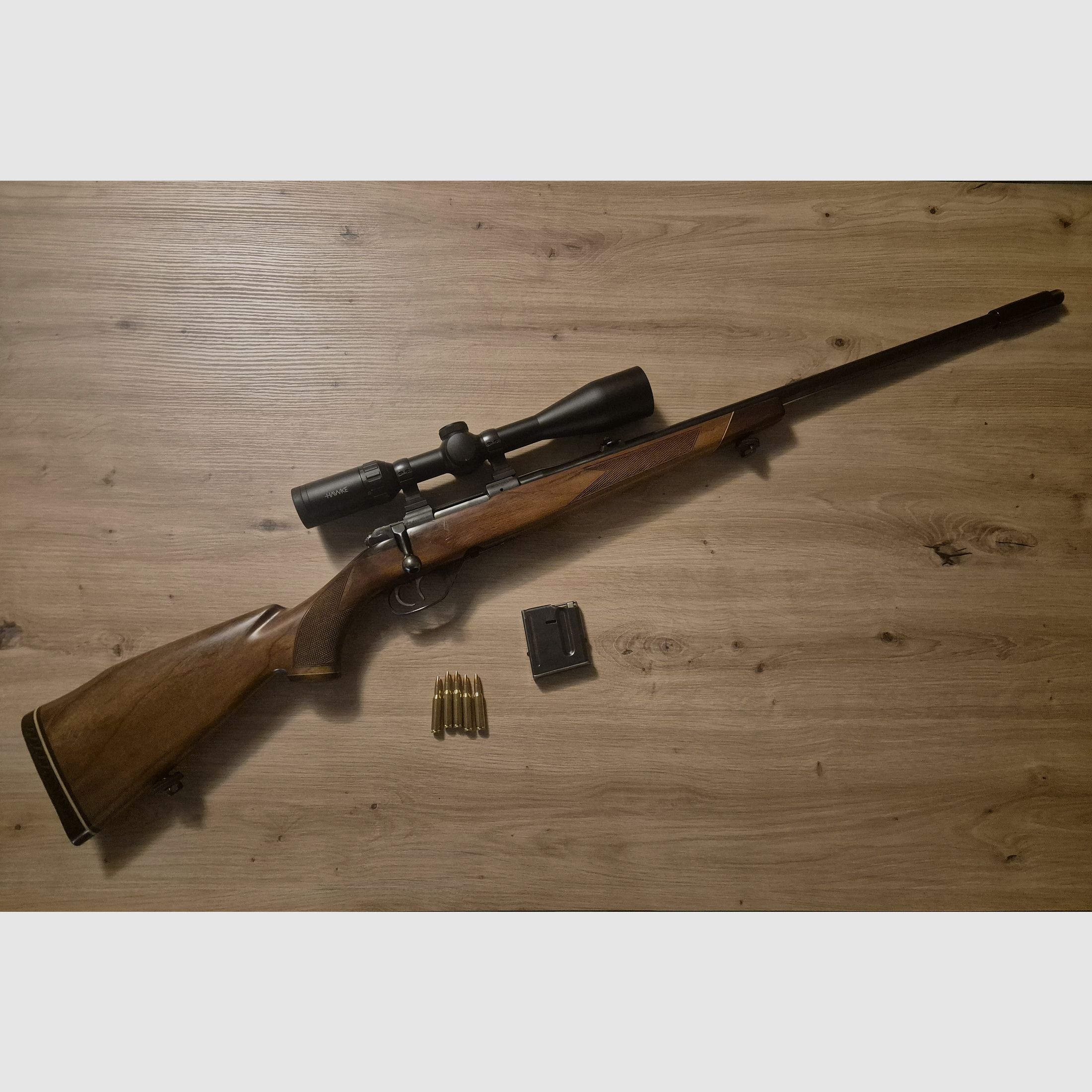 Repeater rifle .222 Remington – Brünner Fox 2 including Hawke 4–16x44 scope