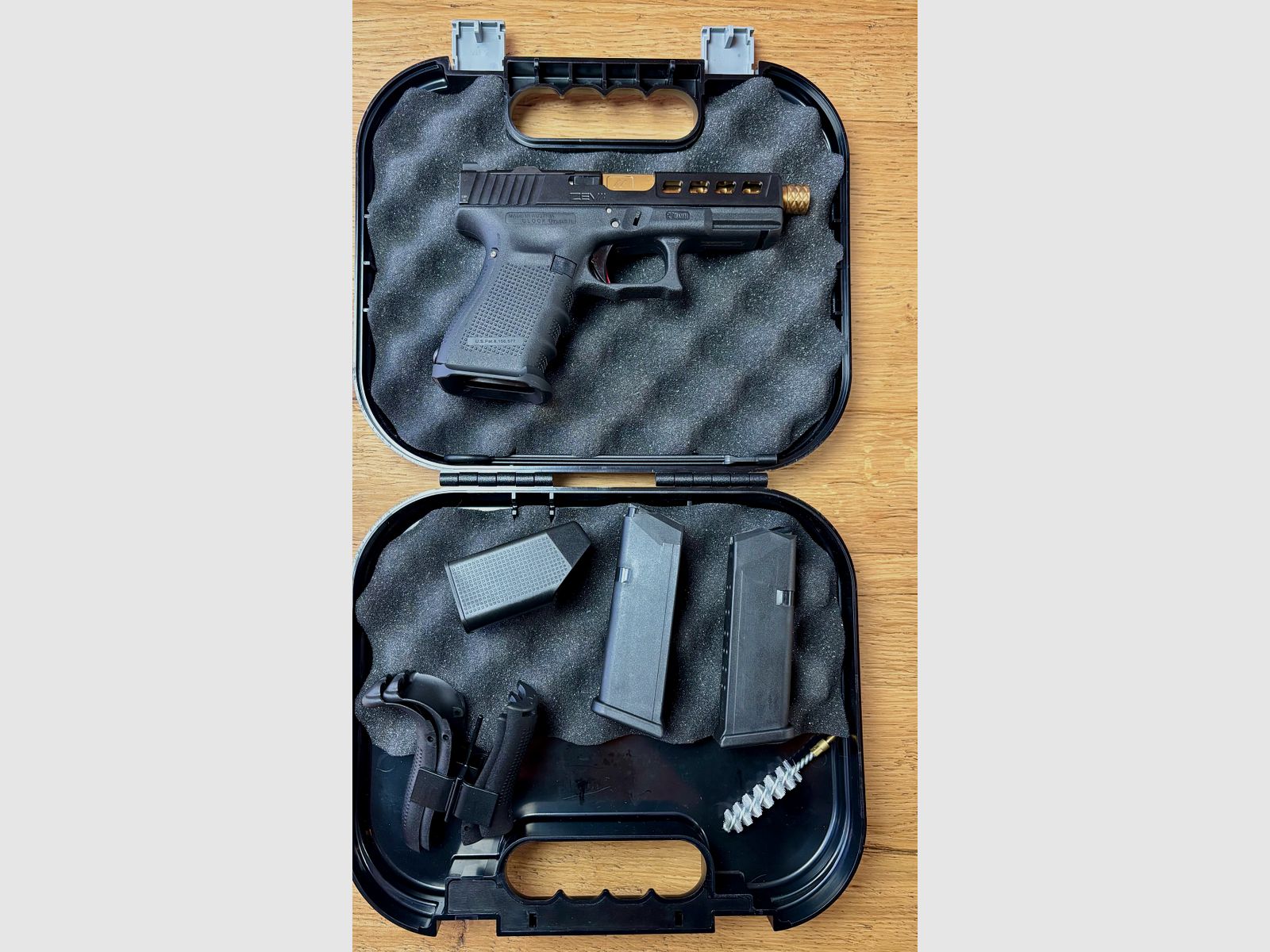 Glock 19 Gen. 4 ZEV überarbeitet / 9mm / OR / Match Abzug (1345)