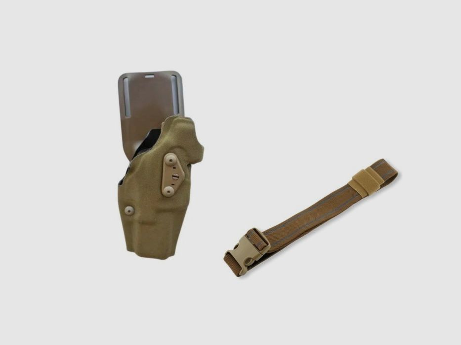 Kabura SAFARILAND, Glock 17/22, ALS, KHAKI, Optic 6354DO, PRAWA + PAS UDOWY, zdjęcie 1 z 7
