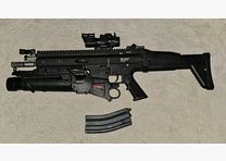 Wei-ETech FN Herstal SCAR-L full metal gas blow-back 6 mm BB negro incluido kit de conversión automático completo