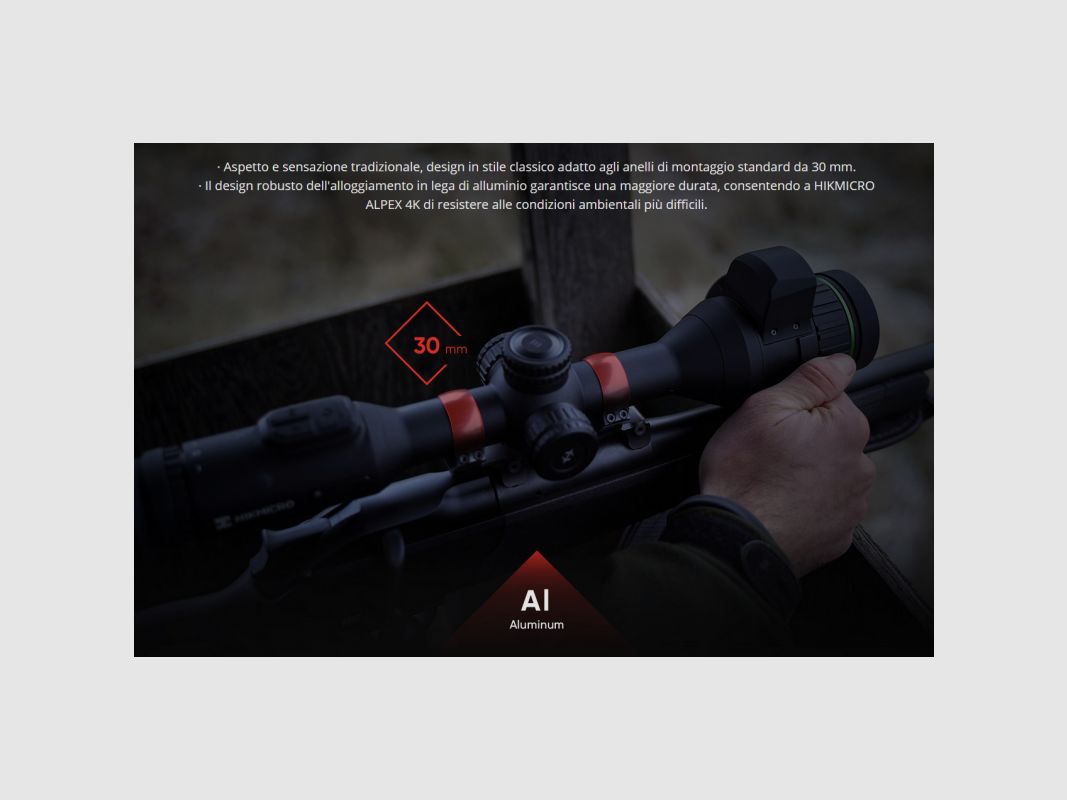 PROMO - Nachtzicht richtkijker HIKMICRO ALPEX 4K - Afstandsmeter - A50EL - 3,5 - 28 X, afbeelding 10 van 12