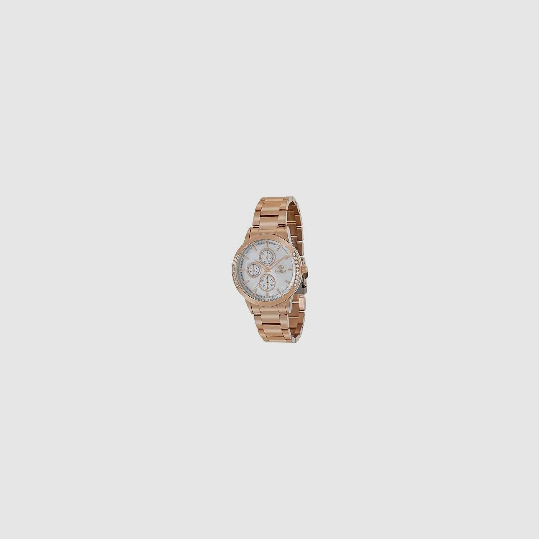 Marea B41237/3 Damenuhr mit Bronze-Armband und weißem Zifferblatt