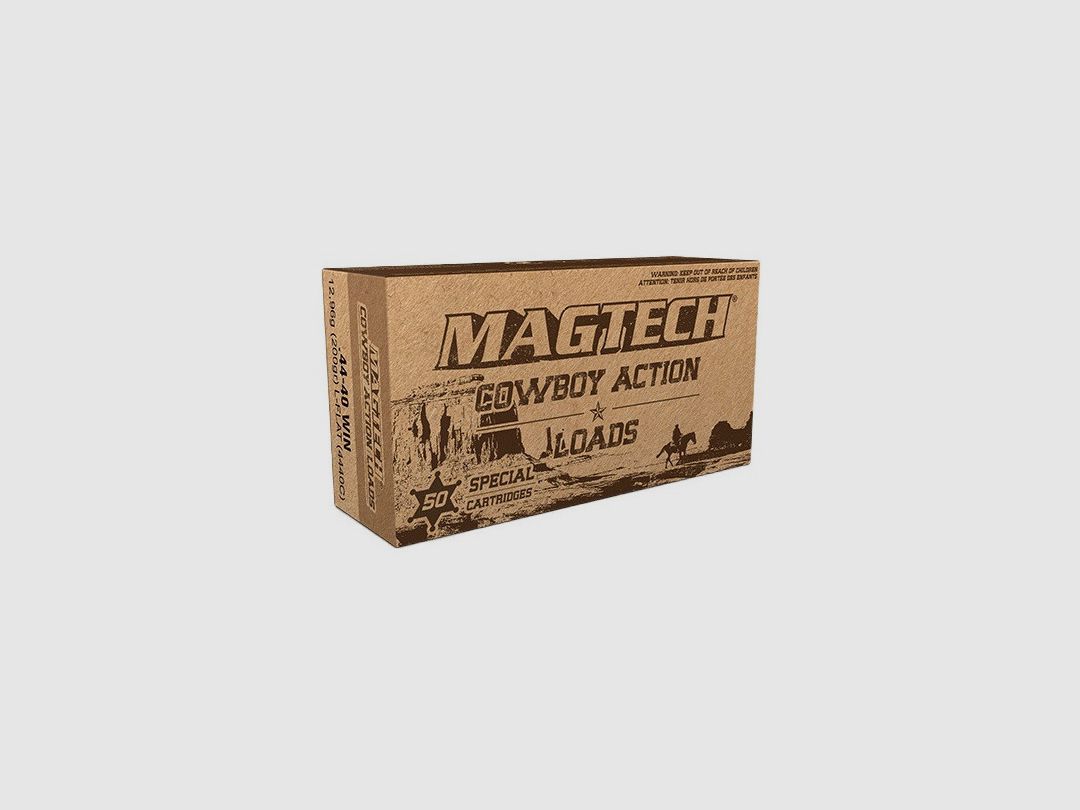 DOOS VAN 50 MAGTECH .44-40 LFN 200GR COWBOY ACTION PATRONEN, afbeelding 2 van 3