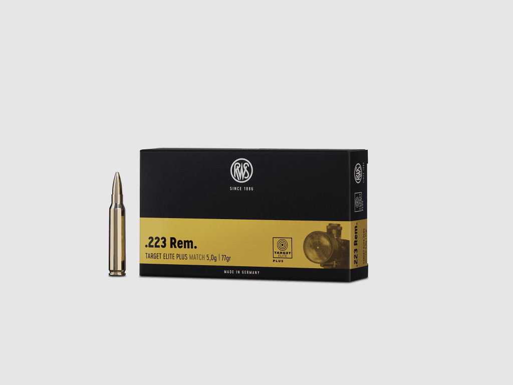 RWS .223 Rem. Target Elite Plus Match 77 gr. - 20 pcs.