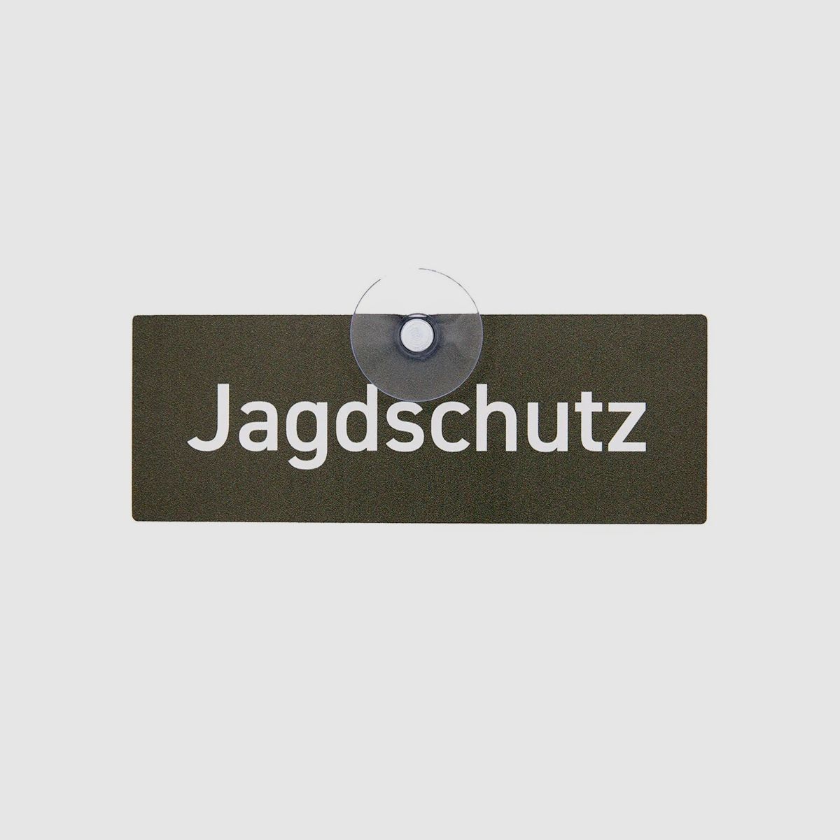 WILDE HILDE Jagdschild mit Saugnapf "JAGDSCHUTZ"